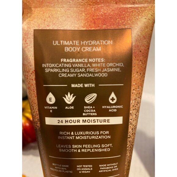 Bath & Body Works “Warm Vanilla Sugar” New 3 Pc Body Care Set - Picture 3 of 11